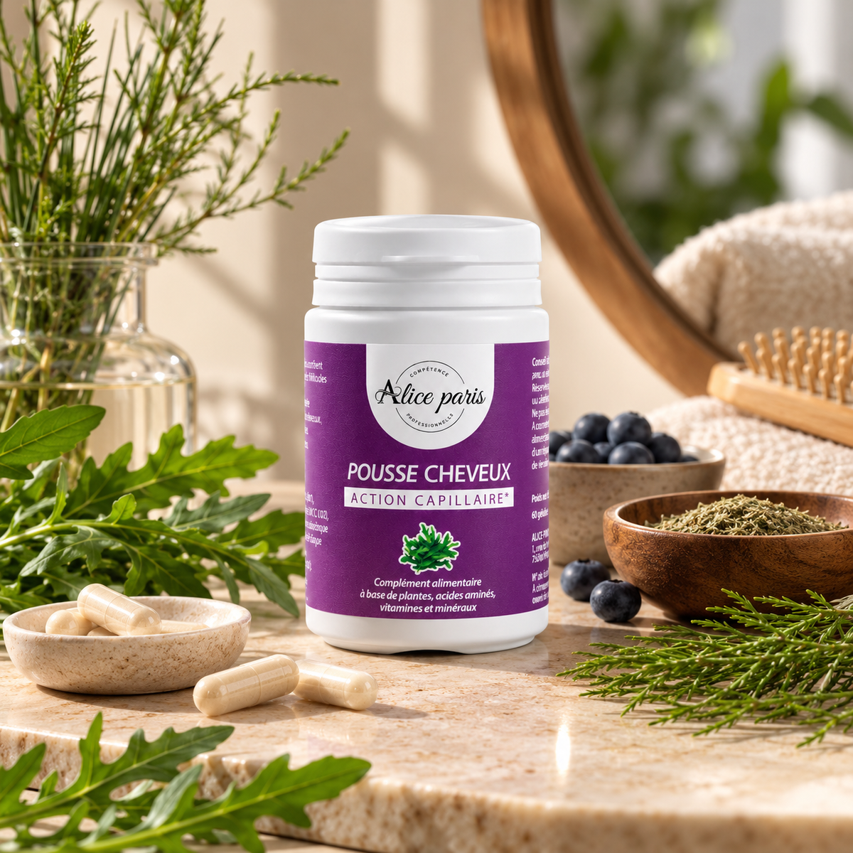 Pousse de cheveux Vitamines & Plantes Alice Paris