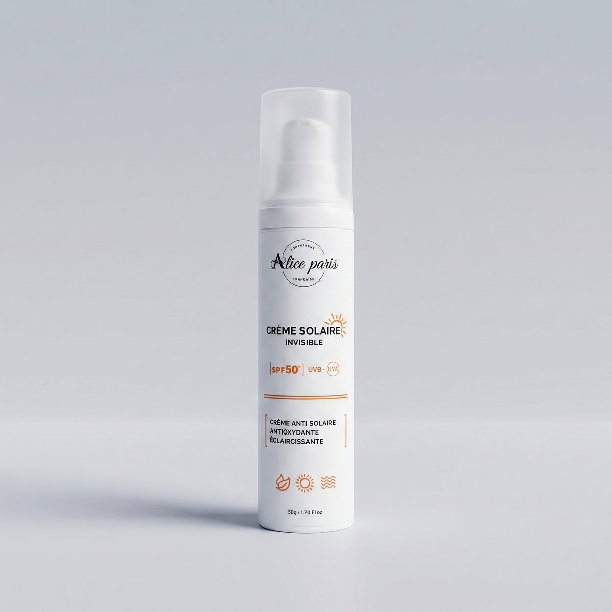 Crème solaire invisible SPF50+ UVB-UVA