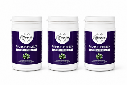 Pack 3x Pousse Cheveux Vitamines & Plantes Alice Paris